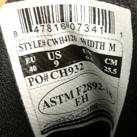 Carhartt Boots Work Hiker Womens Size 9M NWOB CWH4120 - Picture 6 of 7